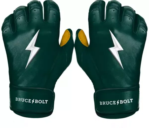 BRUCE BOLT Original Series Short Cuff Batting Gloves - Multiple Colors - Adult & Youth Sizes