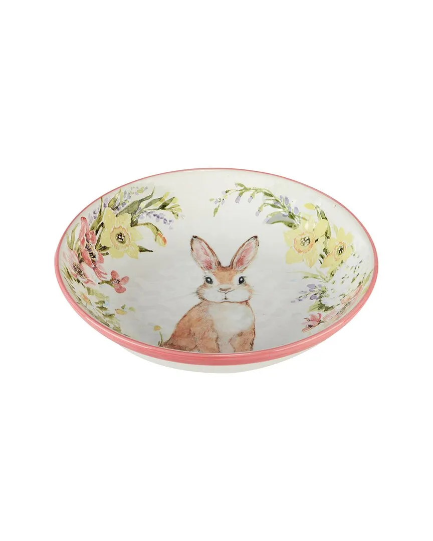 Easter Garden Serving Bowl In Multicolor