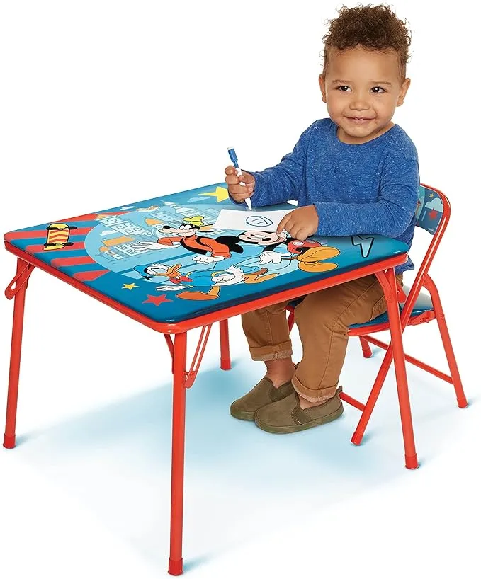 Mickey Mouse Jr. Activity Table Set with 1 ChairMickey Mouse Jr. Activity Table Set with 1 Chair