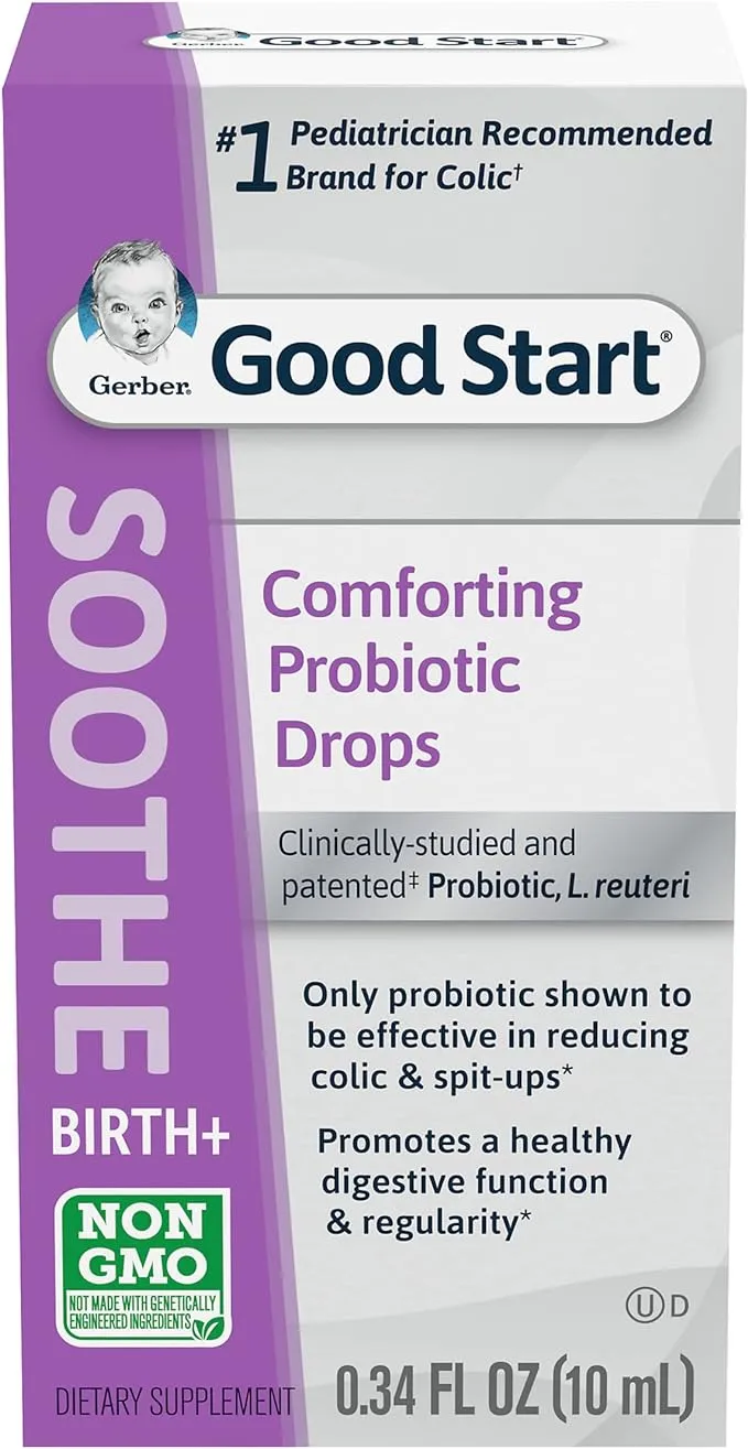 Gerber Good Start, Baby Probiotic Drops, Soothe, 0.34 Ounce