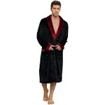 U2SKIIN Mens Fleece Robe Plush Collar Shawl Bathrobe