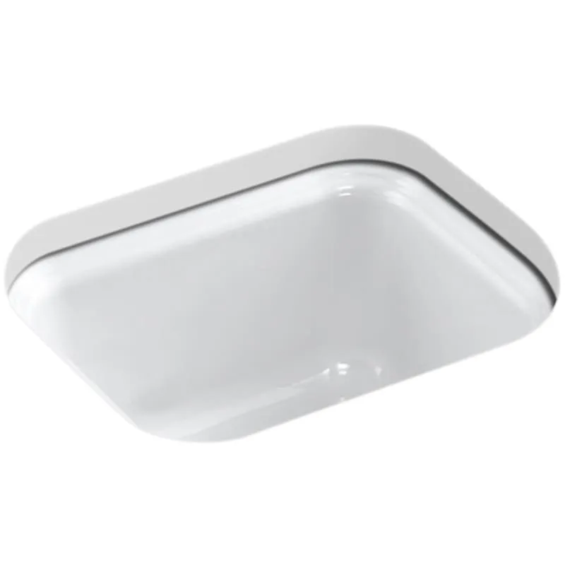 KOHLER K-6589-U-0 Northland Undercounter Entertainment Sink, White