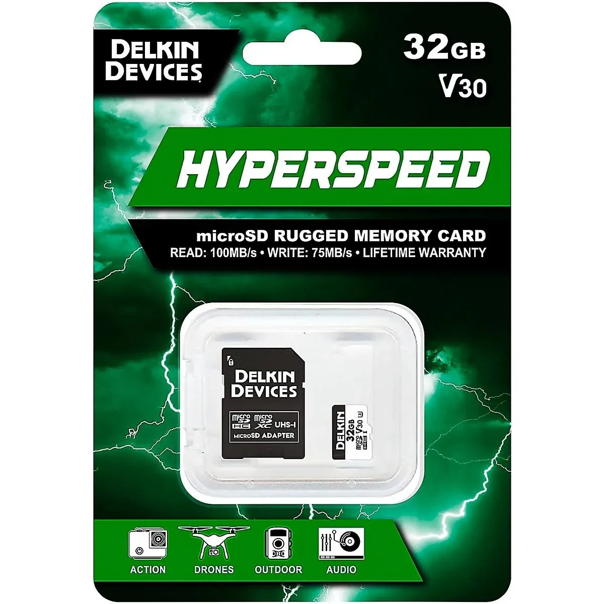 32GB ACTION HYPERSPEED microSDHC V30