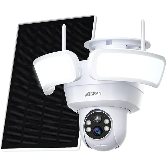 ANRAN Floodlight Security Camera Wireless Outdoor with 360° View Pan/Tilt