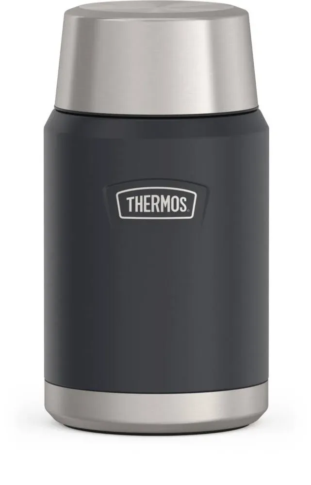 Thermos Icon 24oz Stainless Steel Food Storage Jar with Spoon - Granite