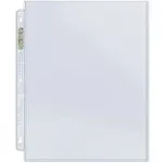 Ultra Pro 1-Pocket Platinum Page with 8-1/2" X 11" Pocket 100 ct.