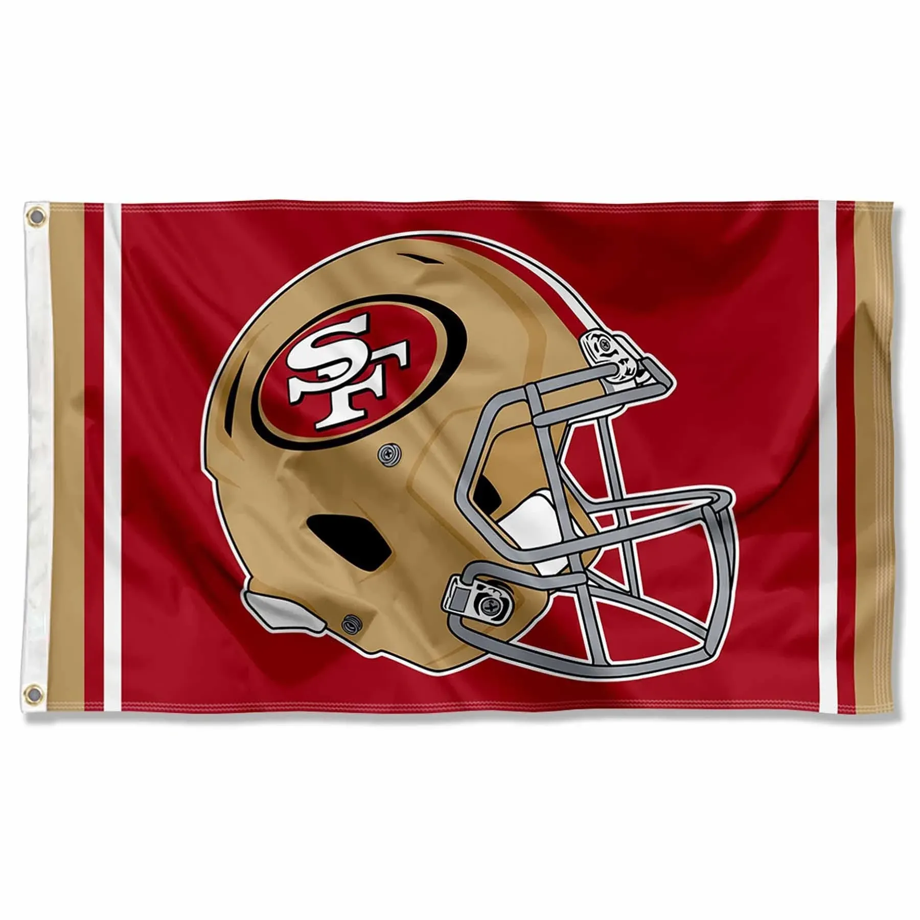 San Francisco 49ers New Helmet Banner Flag