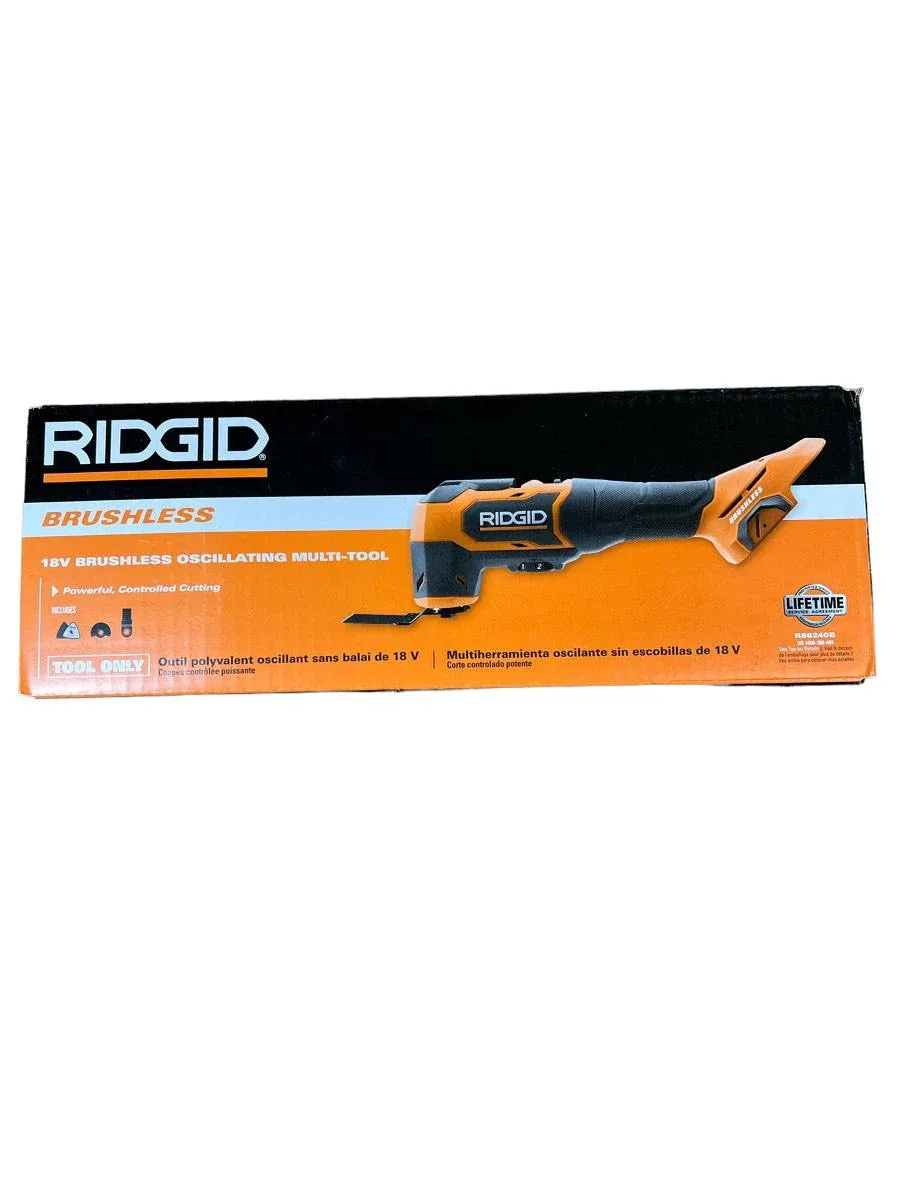 RIDGID 18V Brushless Cordless Oscillating Multi-Tool