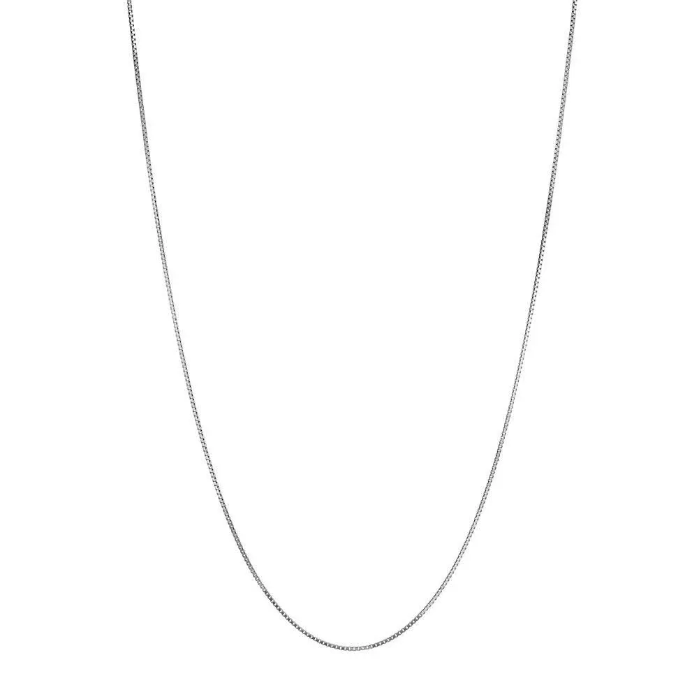 Sterling Silver Adjustable Box Chain