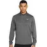 Men's Nike Dri-Fit Half-Zip Golf Pullover, Size: Medium, Dark Grey