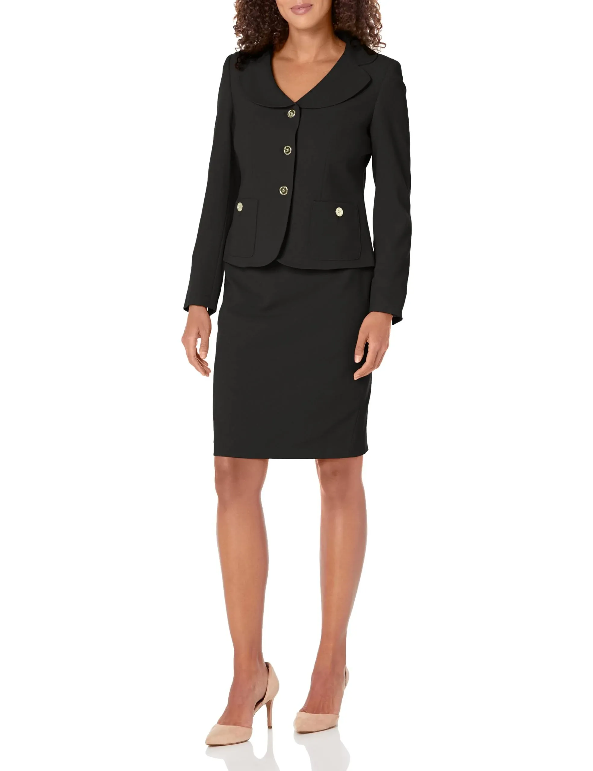 Women's 3btn JKT with Pencil Skirt