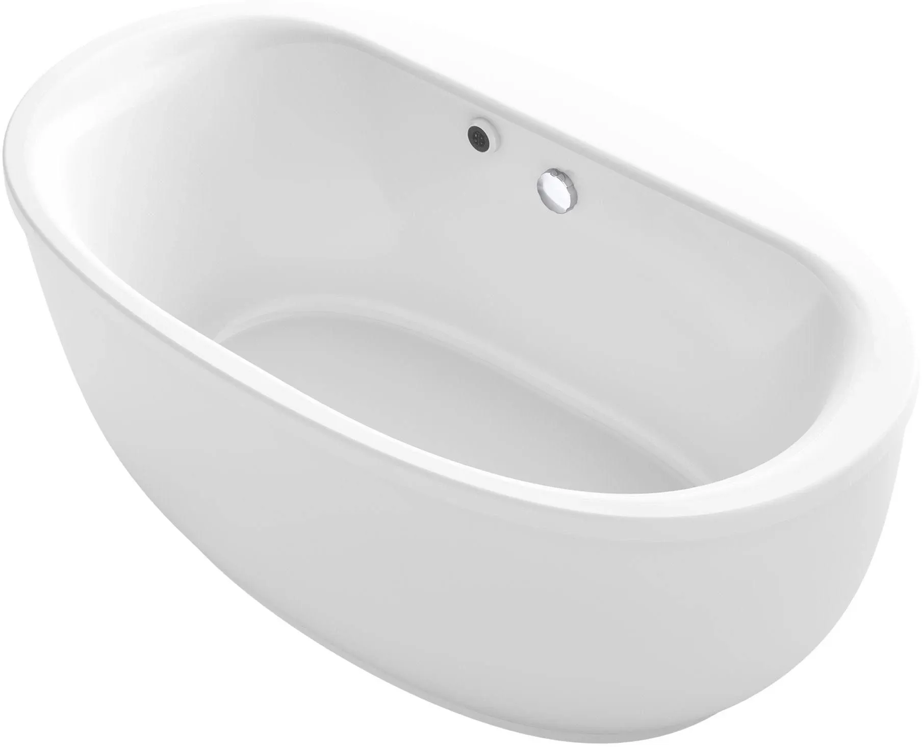 Kohler 6369-W1-0 Sunstruck 66" x 36" Oval Freestanding