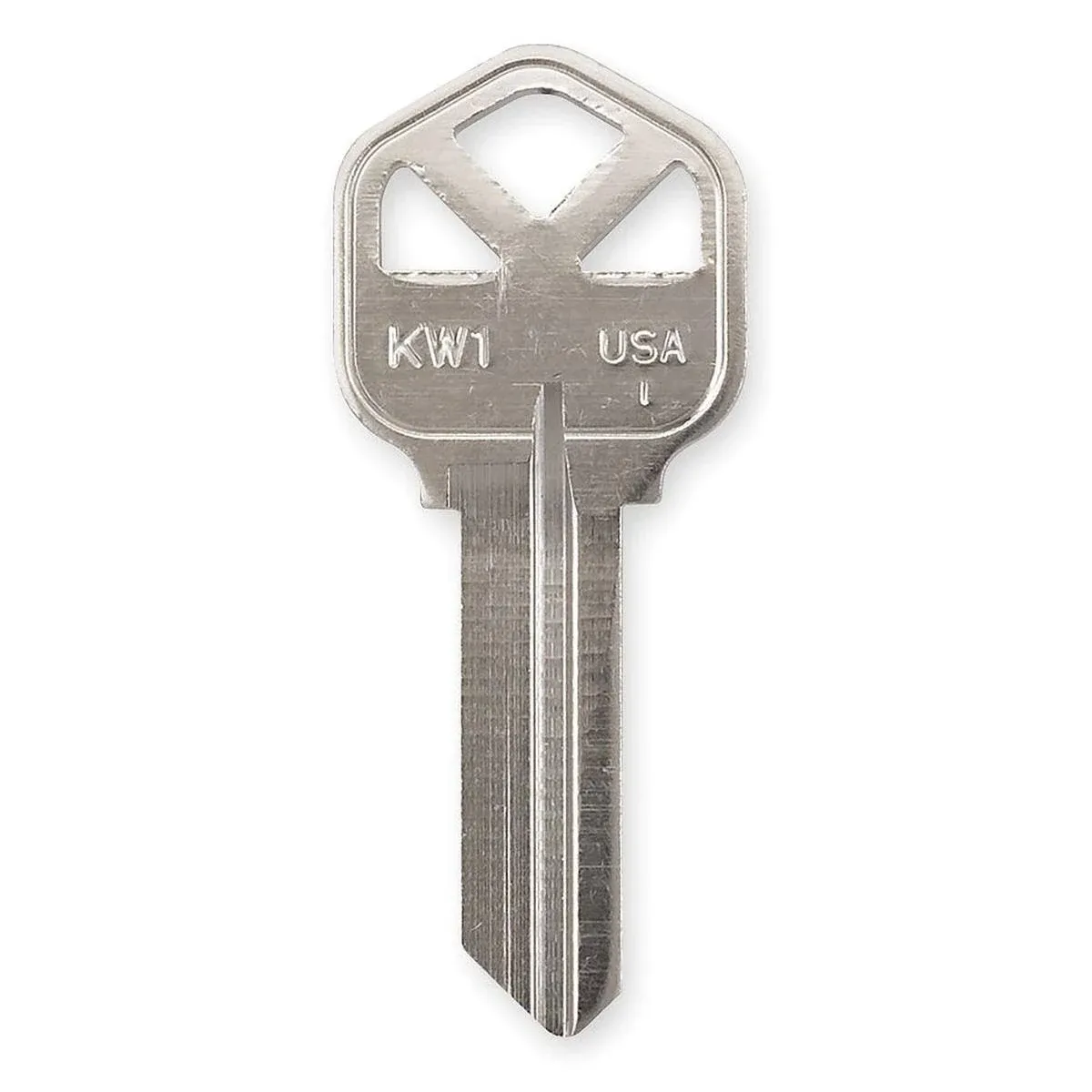 Key Blank, Nickel, Type 1176, 5 Pin, PK50