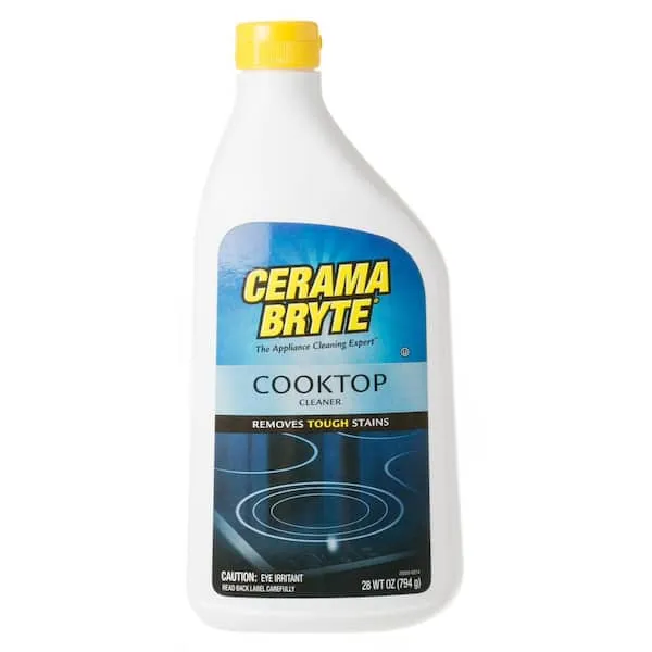 Cerama Bryte Cooktop and Stove Top Cleaner for Glass-Ceramic Surfaces, 28 Ounces, 56 Fl Oz