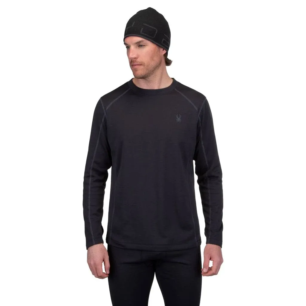 Mens Performance Baselayer Crew - Black