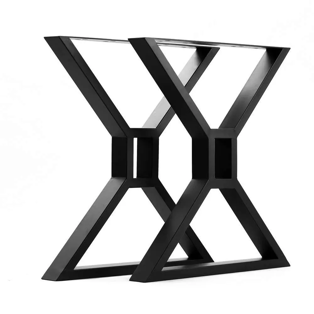 Alpha Furnishings Stainless Steel Dining Table Legs Modern Office Desk Metal Legs ...