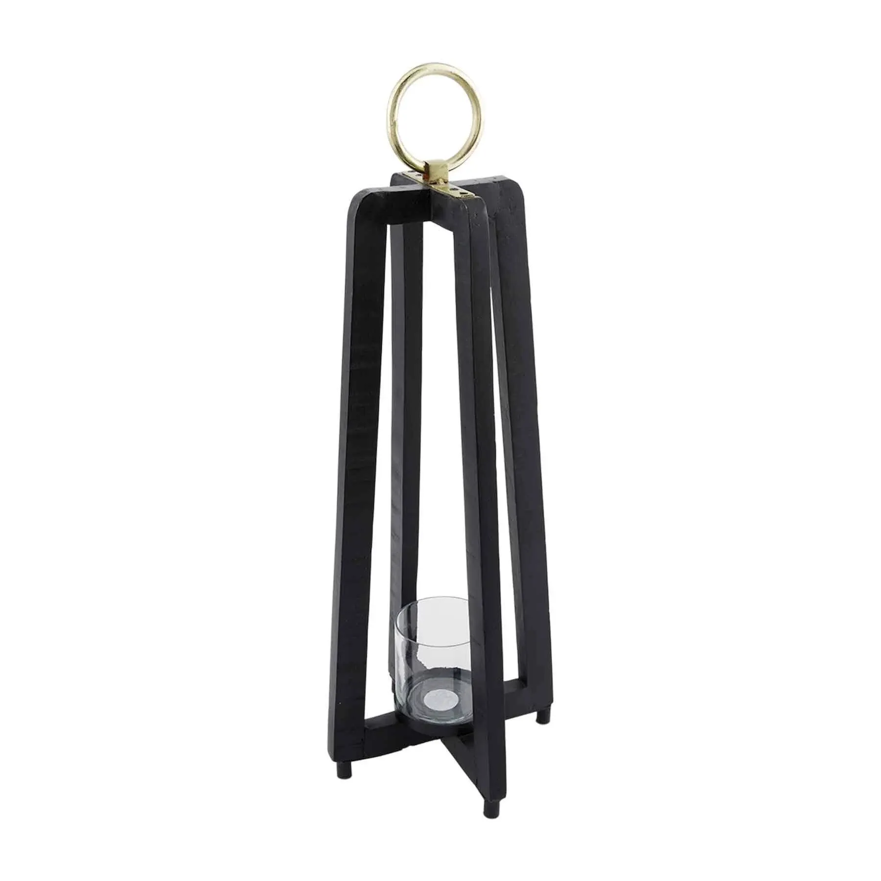 Large Black Tall Lantern | Mud Pie