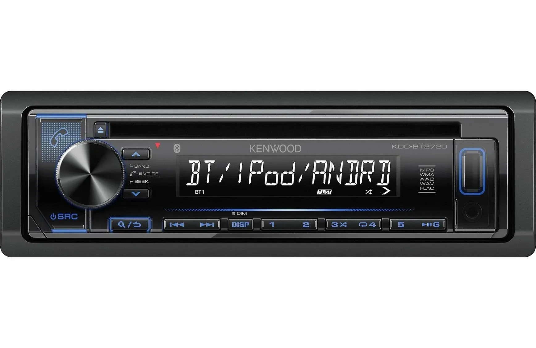 Kenwood KDC-BT270U Bluetooth 200w CD Player iPhone Android Pandora AM FM USB Aux