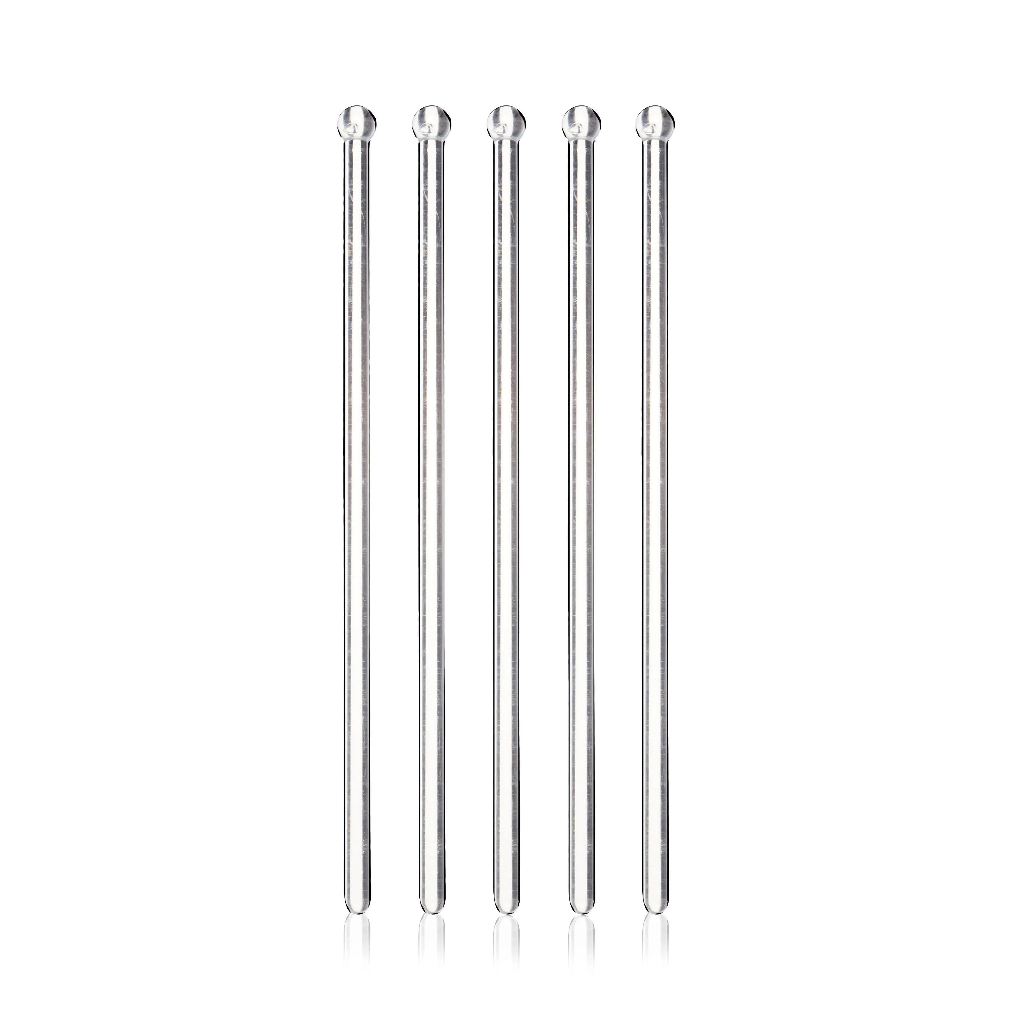 True Stir Sticks, Clear Cocktail Stirrers, Plastic Swizzle Sticks, Bar Supplies, Clear Drink Stirrers, Cocktail Supplies, Set of 25