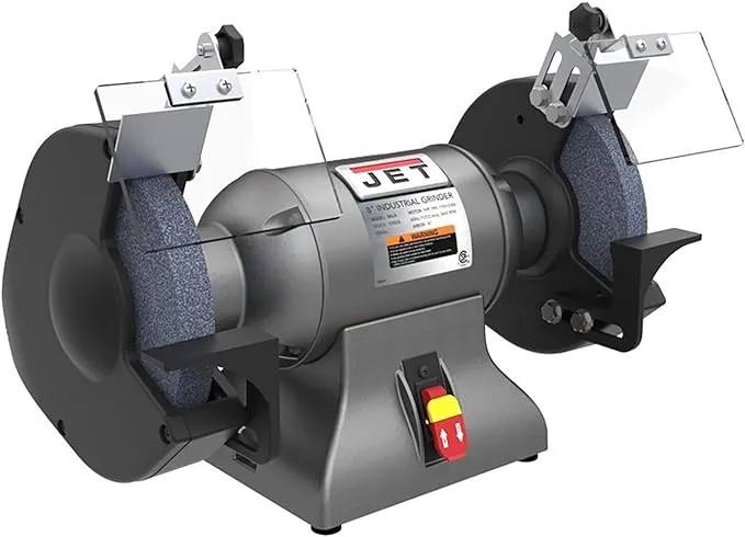 JET IBG-8, 8-Inch Industrial Bench Grinder, 1 HP, 1Ph 115V (578008)