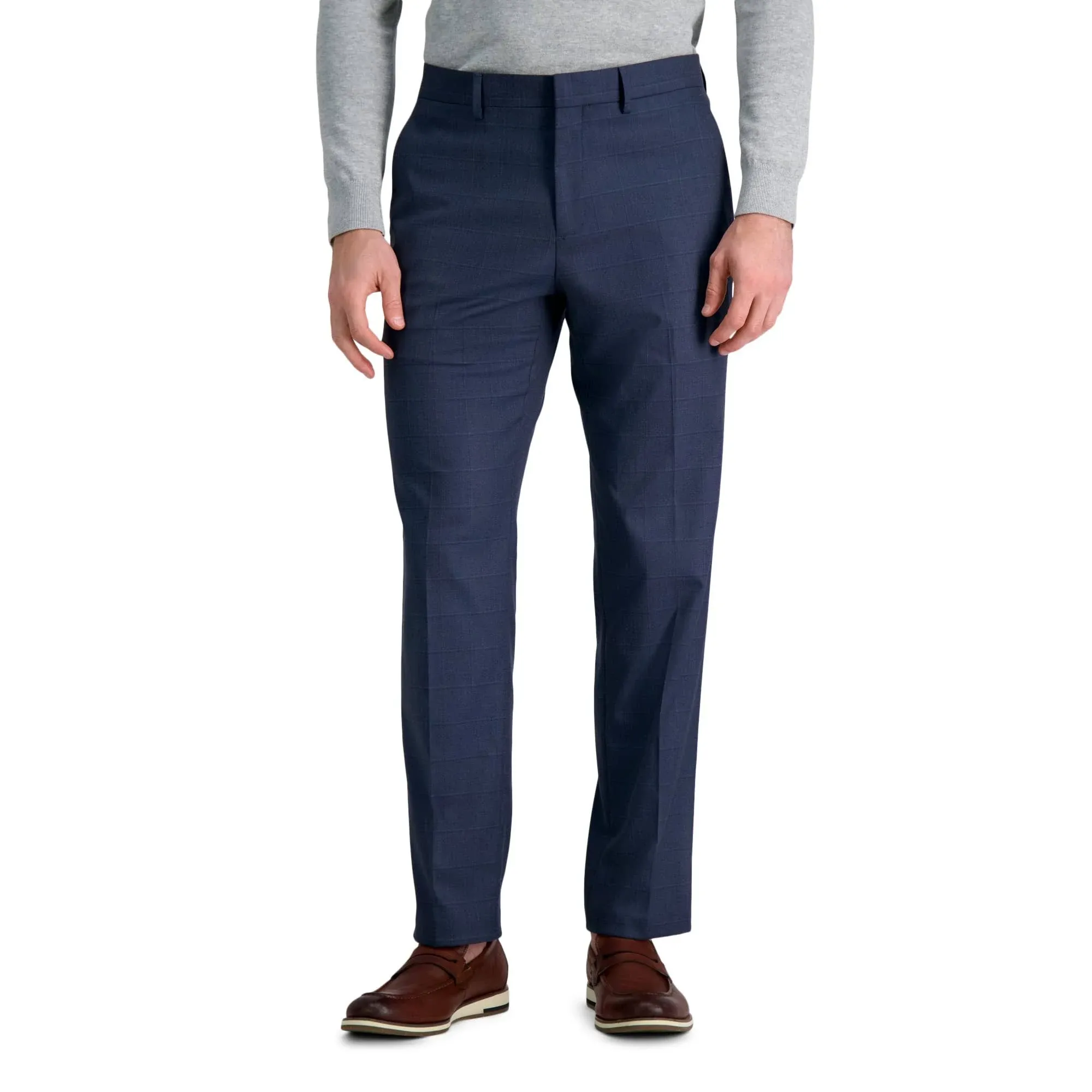 Men's J.M. Haggar Premium Tailored-Fit Stretch Flat-Front Suit Pants