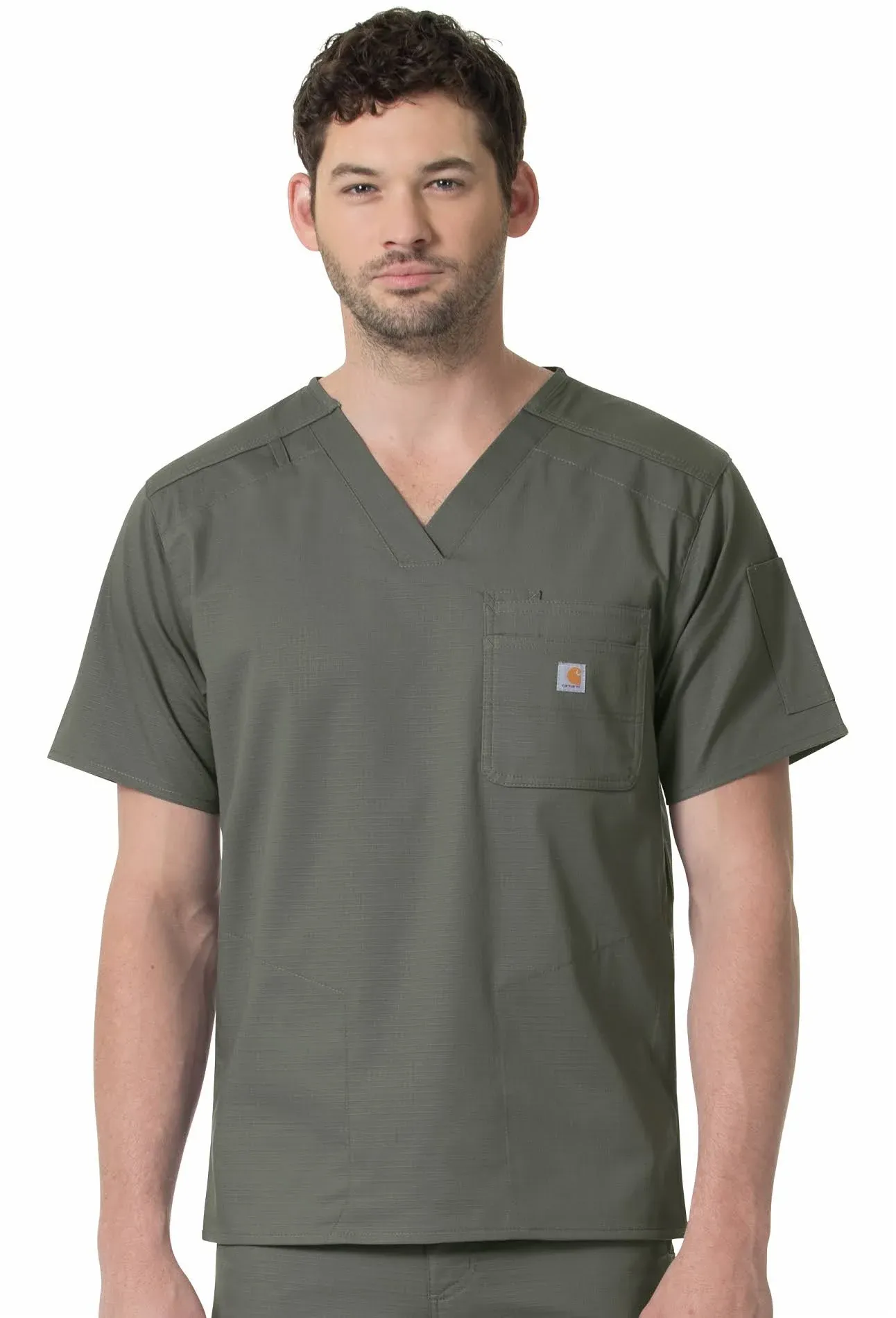 Carhartt Mens Scrub Top Ripstop Rugged-Flex | Parker's Clothing & Scrubs