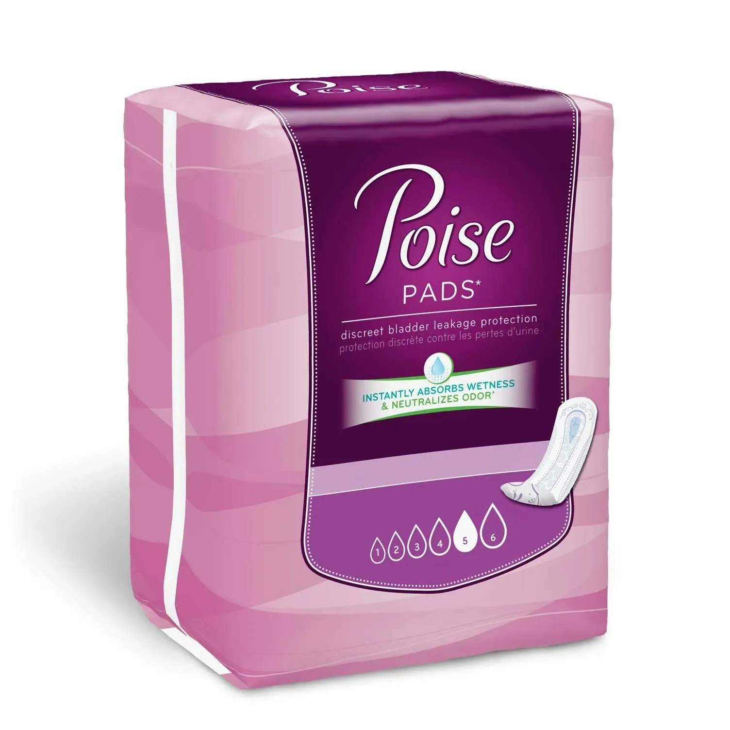 Poise Pads, Maximum, Regular Length - 14 pads