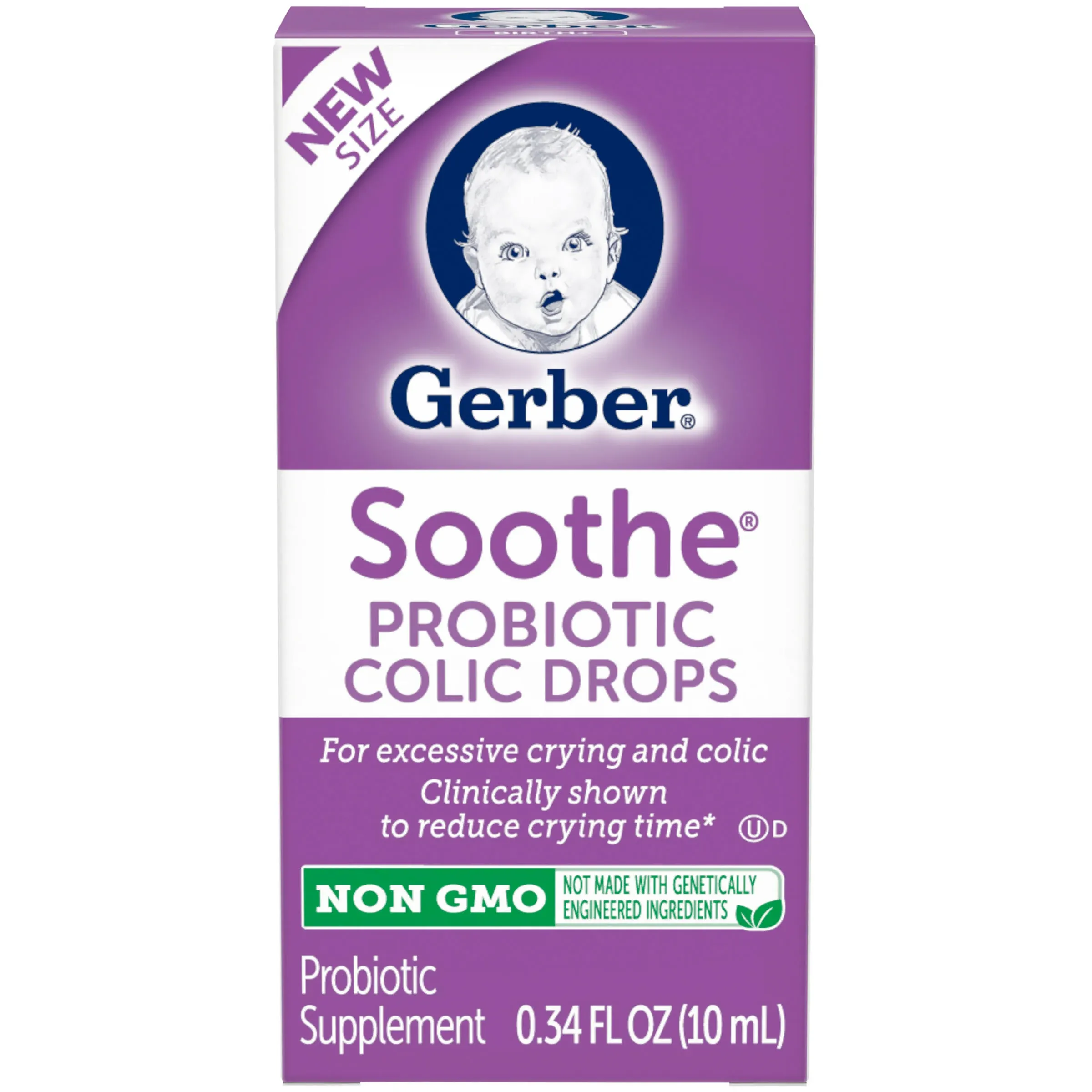 Gerber Good Start Comforting Probiotic Drops, Soothe - 0.34 fl oz