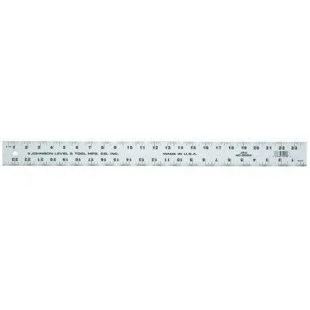 Johnson Aluminum Straight Edge Rule, 48"