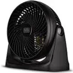 BLACK+DECKER 3-Speed 60-Watt 7-in. Turbo Fan, BFTU107