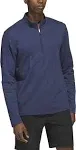 Adidas Men's 3-Stripe 1/4 Zip Golf Pullover Grey 2XL