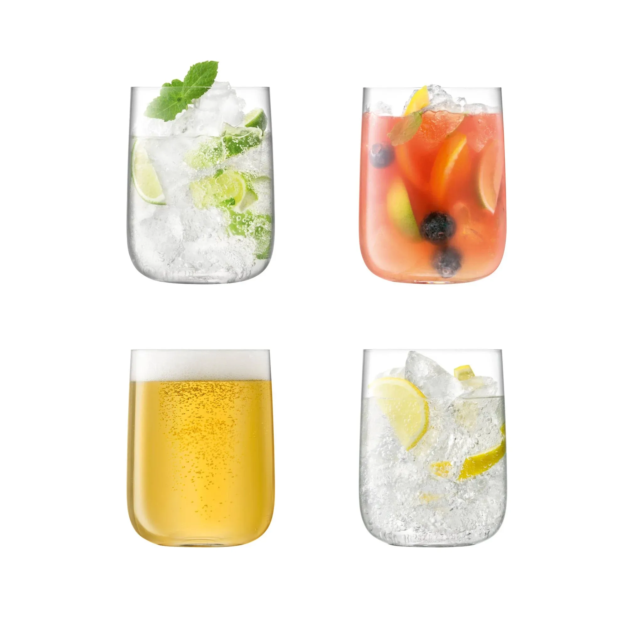 LSA International Borough Bar Glass Set of 4