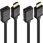 Cable Matters 2 Pack HDMI Extension Cable - 6 Foot 300017