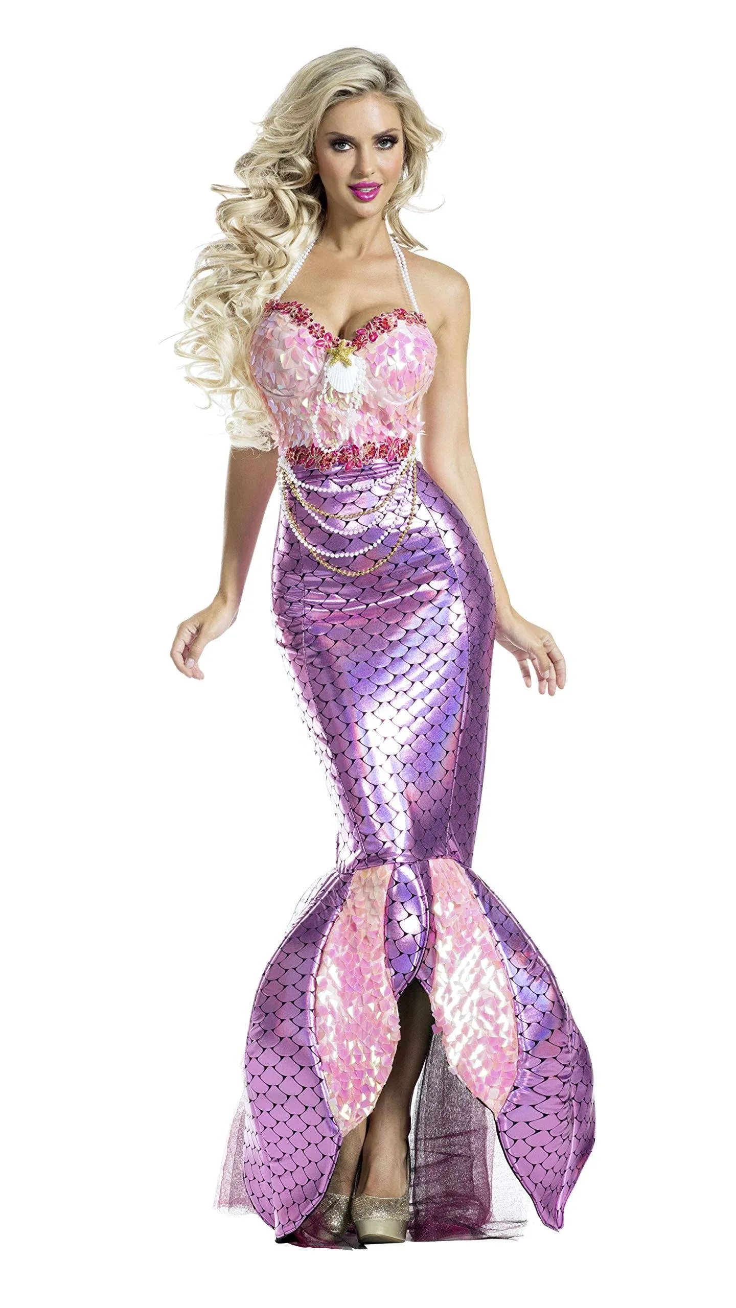 Party King Women's Blushing Beauty Mermaid Adult Costume