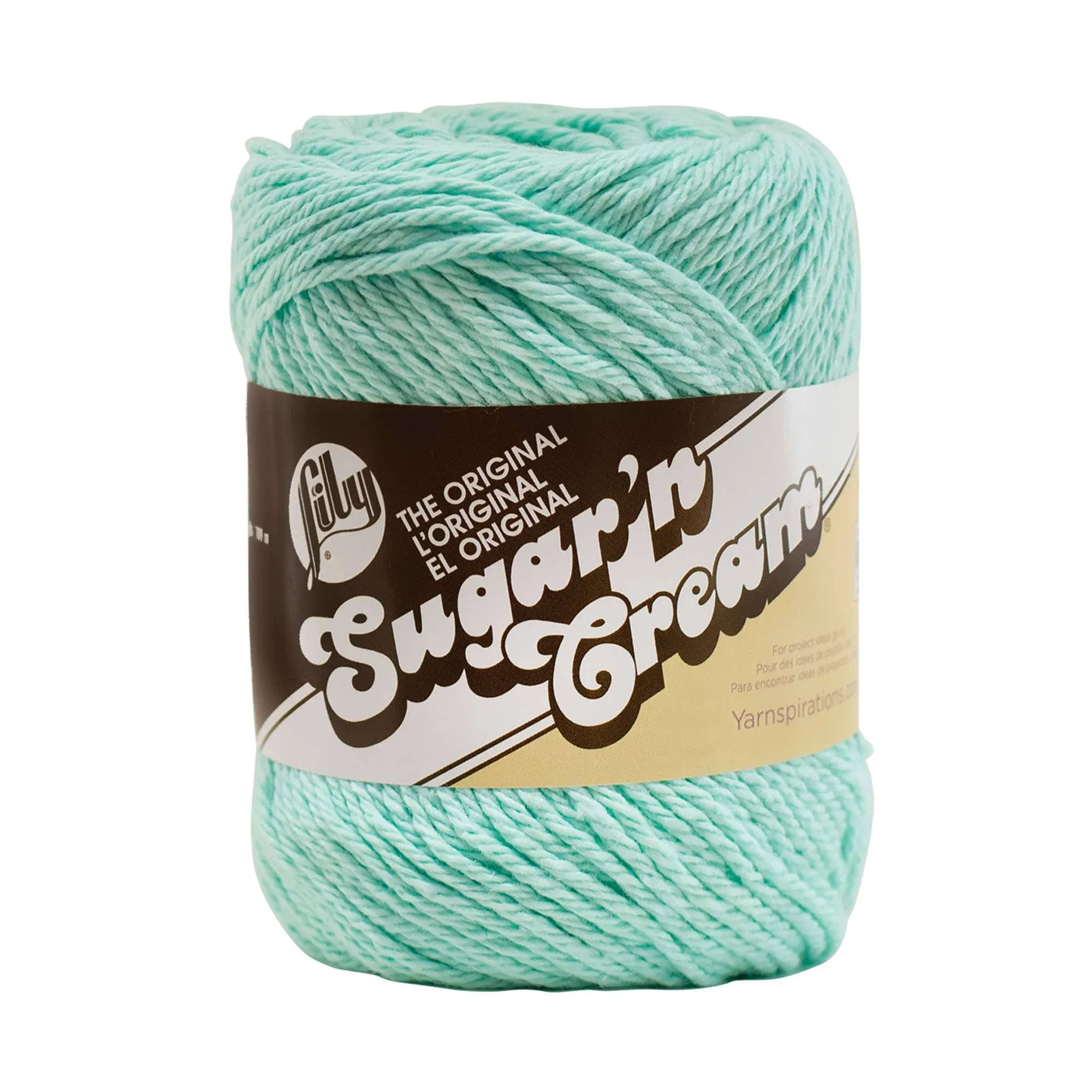 Lily Sugar'n Cream Yarn - Solids-Seabreeze