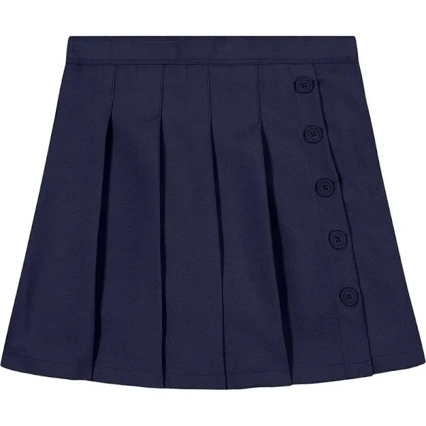 Nautica Girls' School Uniform Pleated Pull-on Scooter Skirt