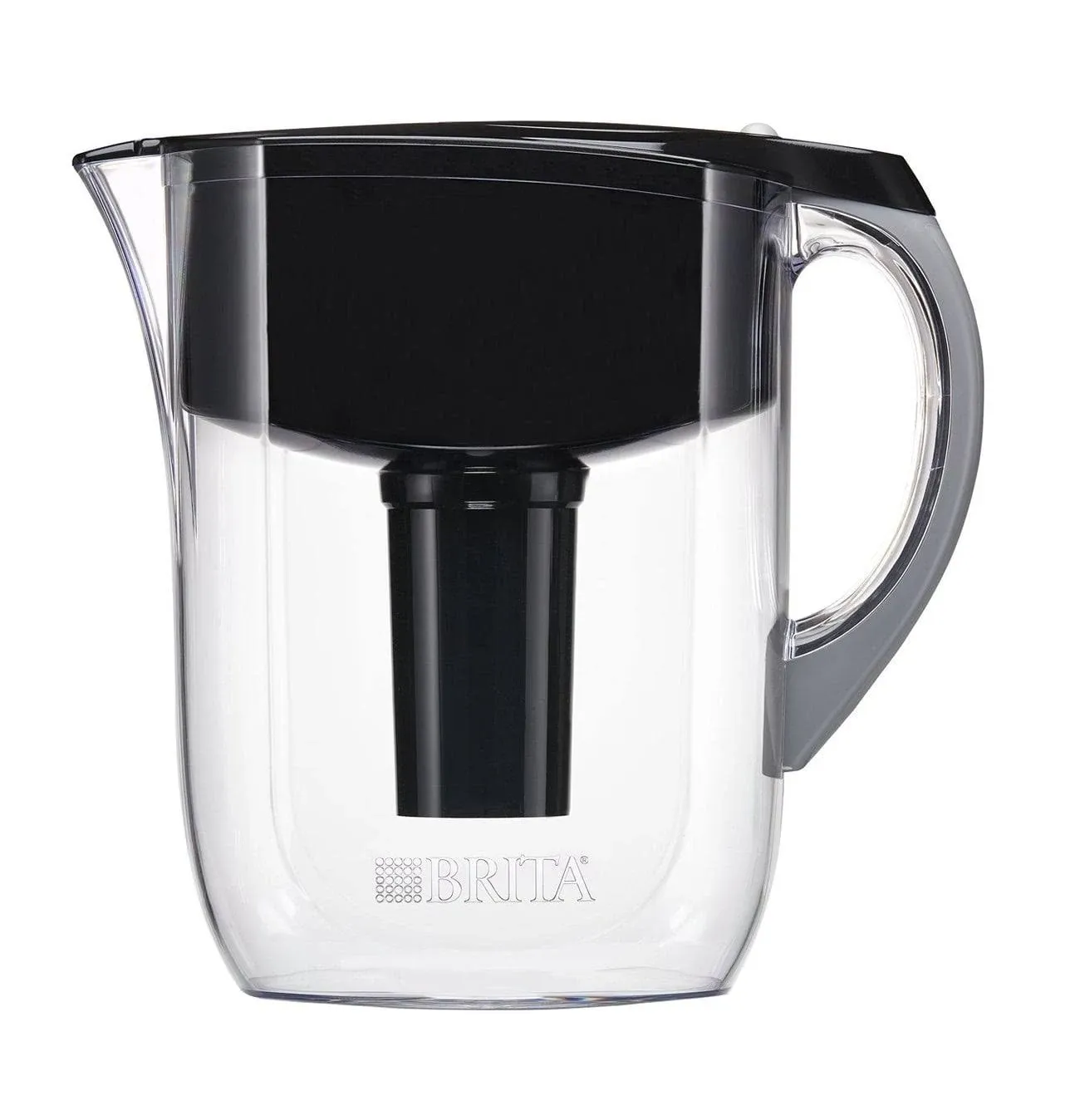 10 Cup Water Filter Pitcher with 1 Standard Filter, BPA Free, Everyday, White