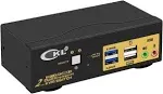 CKL 2 Port USB 3.0 KVM Switch