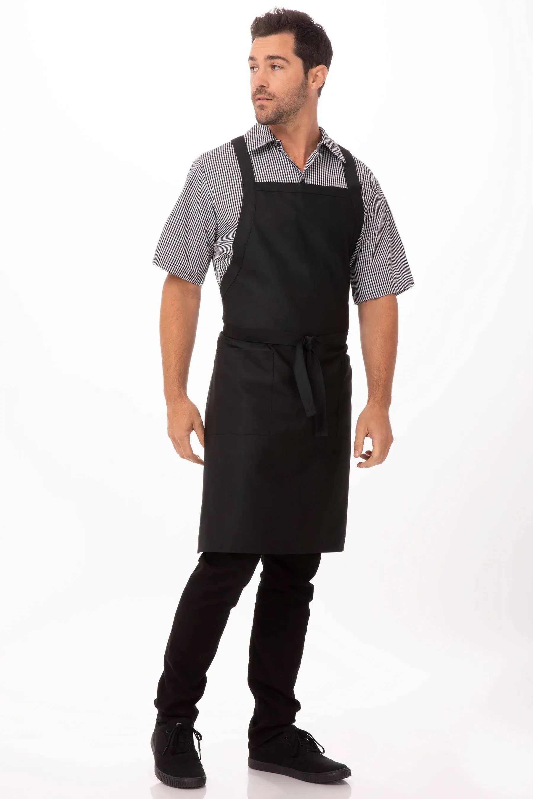 Chef Works Cross-Back Bib Apron