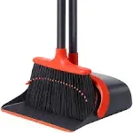 Broom with Dustpan Combo Set Broom and Dustpan Set with 51.6’’ Long Handle St...