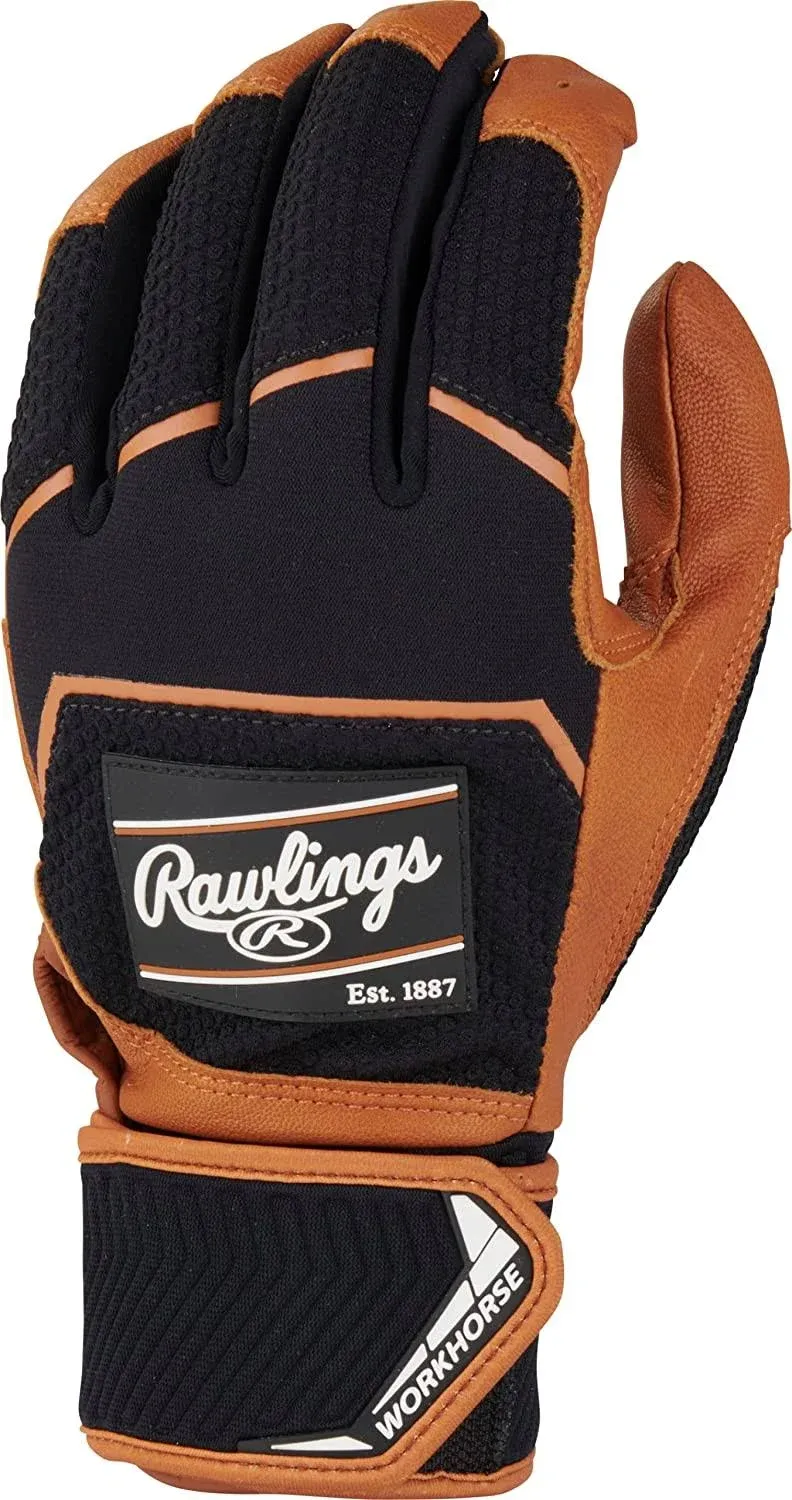 Rawlings Workhorse Compression Strap Batting Gloves