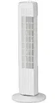 Mainstays FZ10-19MW 28 Inch Tall 3 Speed Compact Oscillating Tower Fan