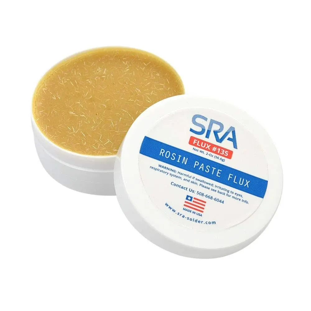 SRA Rosin Paste Flux #135 in A 2 oz Jar