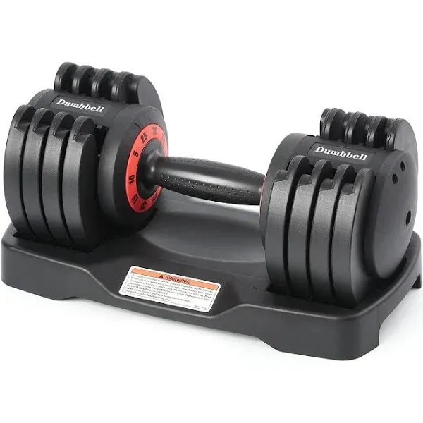 Adjustable Dumbbell Set 25/55LB Dumbbell Weights, Free Weights Dumbbell with Anti ...