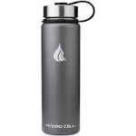 24oz Graphite Hydro Cell Wide Mouth Stainless Steel Water Bottle