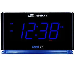 Emerson ER100401 SmartSet 15Watt Ultra Fast Wireless Charging Dual Alarm Clock ...