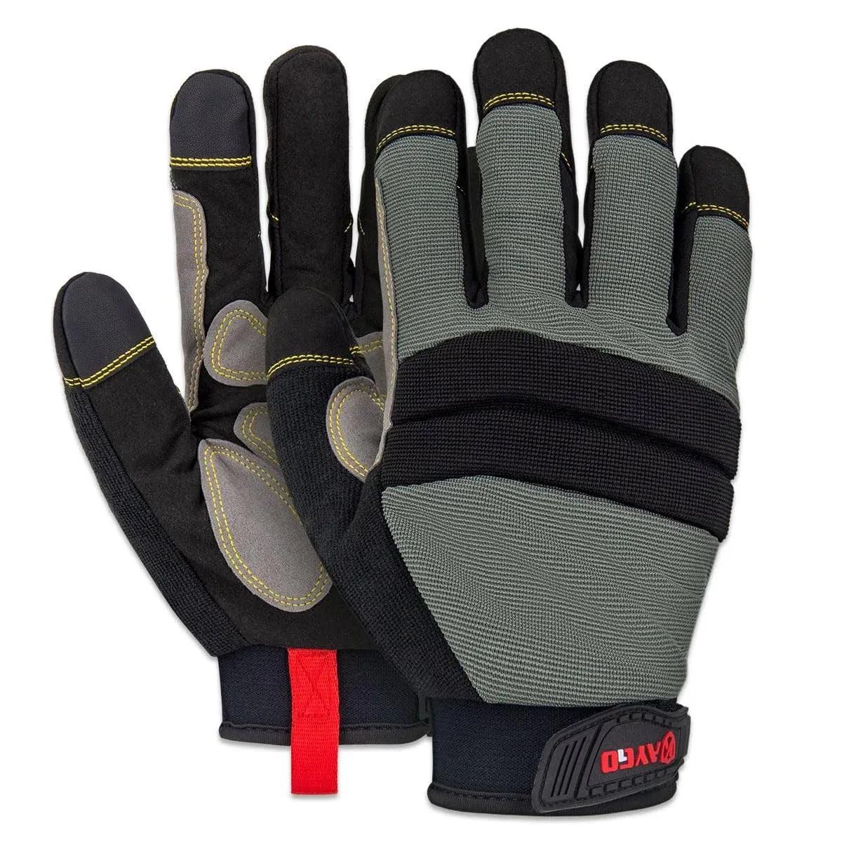 KAYGO Insulated Mechanic Work Gloves KG126W,Winter Insulated Double Lining,Heavy ...