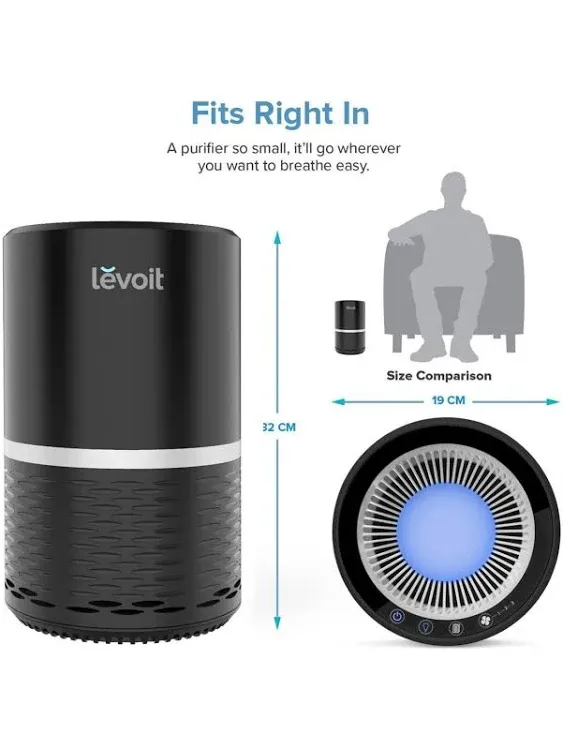 Levoit Air Purifier HEPA Filter for Smoke