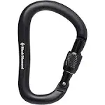 Black Diamond Rocklock Screwgate Carabiner Black