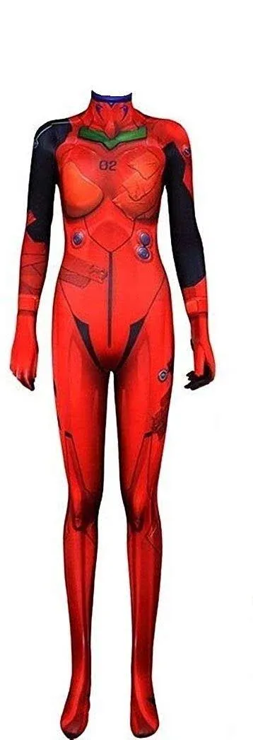 Cosplay Life Neon Genesis Evangelion Cosplay Costume – Asuka Rei Superhero ...